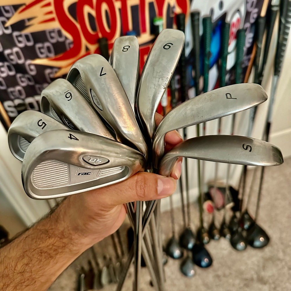 Taylormade RAC OS Iron Set 4-SW Reg Flex T-Step Ultralight Shaft RH